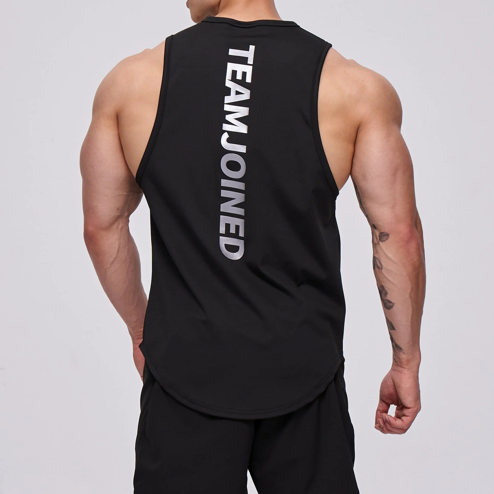 Men’s Sleeveless T-Shirt - Slim Fit Cotton My Store  19.40