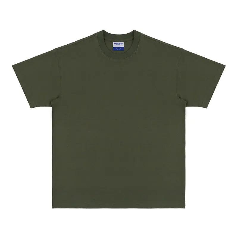 Solid Cotton T-shirt - MRC STORE
