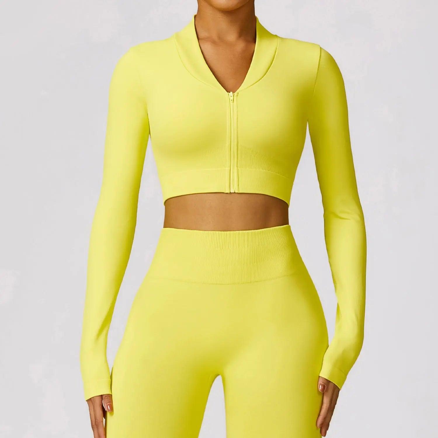 Seamless Nylon Cardigan - MRC STORE