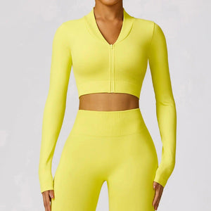 Seamless Nylon Cardigan - MRC STORE