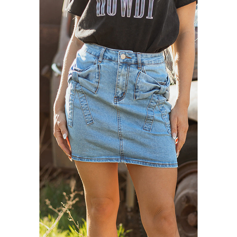 Women’s High Waist Denim Skirt - Trendy A-Line My Store 39.61