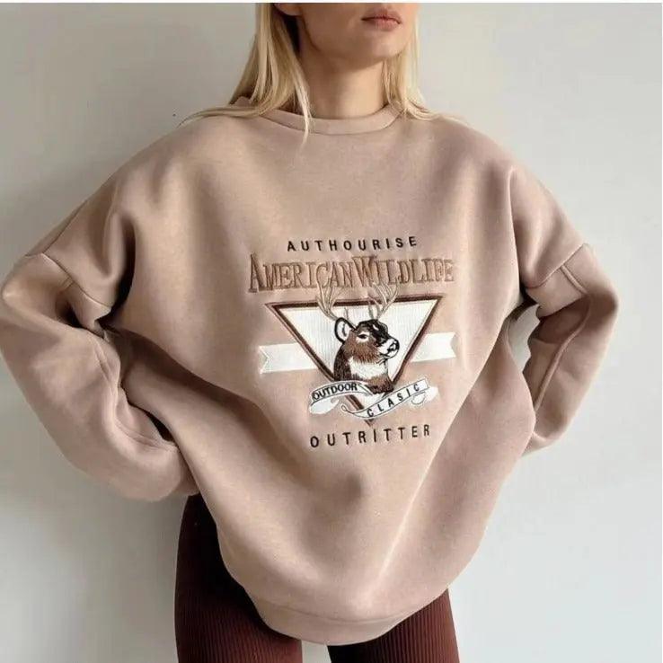 Cozy Deer Sweater - MRC STORE