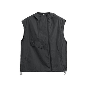 Unisex Hooded Vest - Zipper Japanese Street Coat My Store  33.16
