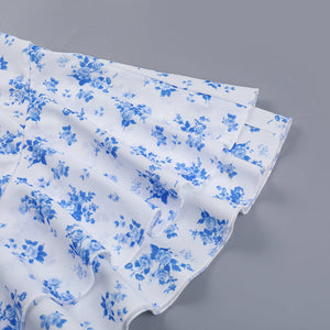 Fashionable Elegant Slim-fit Printed Tube Top A-Line Dress - High Waist My Store