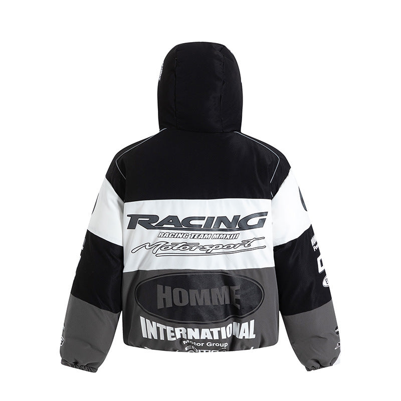 Men’s Winter Jacket - Retro Hooded Black My Store