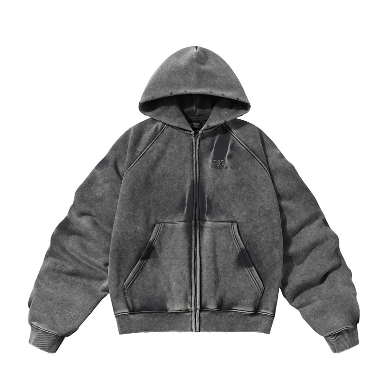 Men’s Fleece Hoodie - Retro Washed Style My Store  42.55