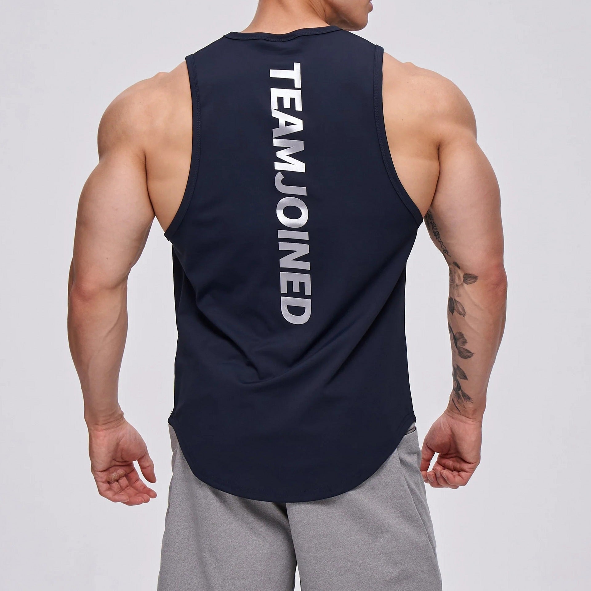 Men’s Sleeveless T-Shirt - Slim Fit Cotton My Store  19.40