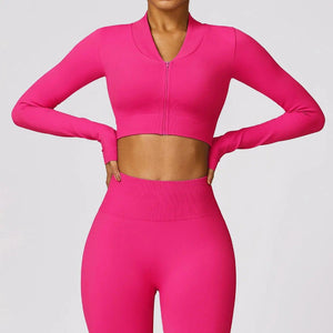 Seamless Nylon Cardigan - MRC STORE