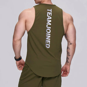 Men’s Sleeveless T-Shirt - Slim Fit Cotton My Store  19.40