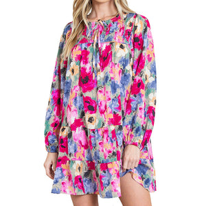 All-Matching Floral Print Pullover Dress – Casual A-Line Skirt My Store  29.99
