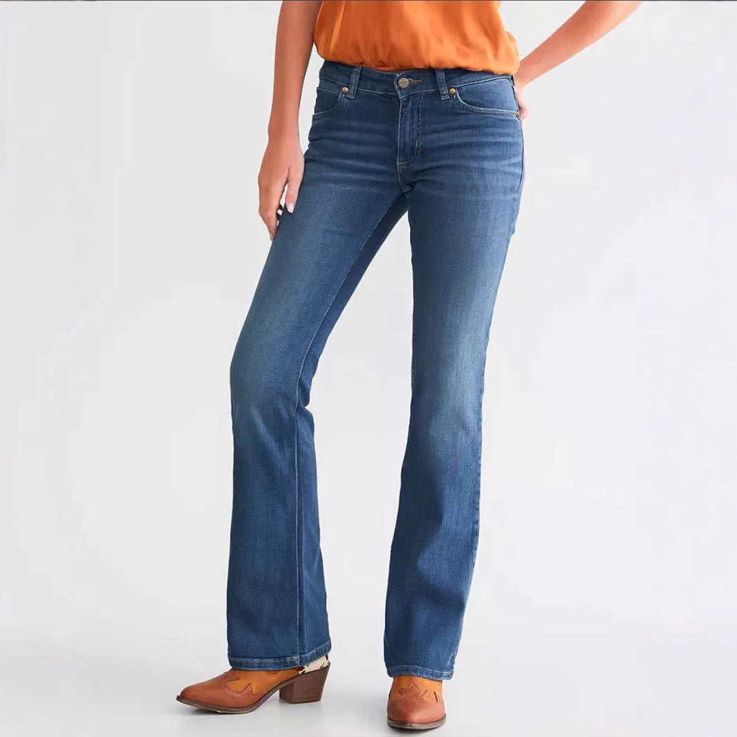 Women’s Skinny Jeans - Slimming Navy Blue My Store