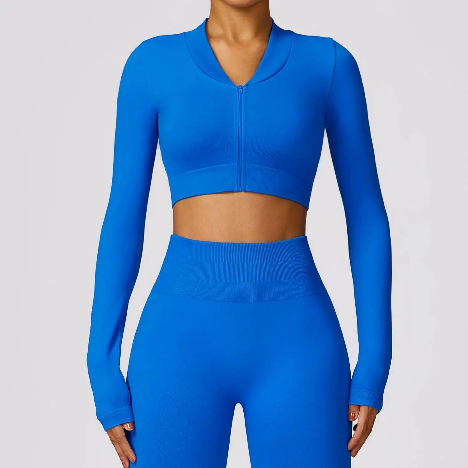 Seamless Nylon Cardigan - MRC STORE