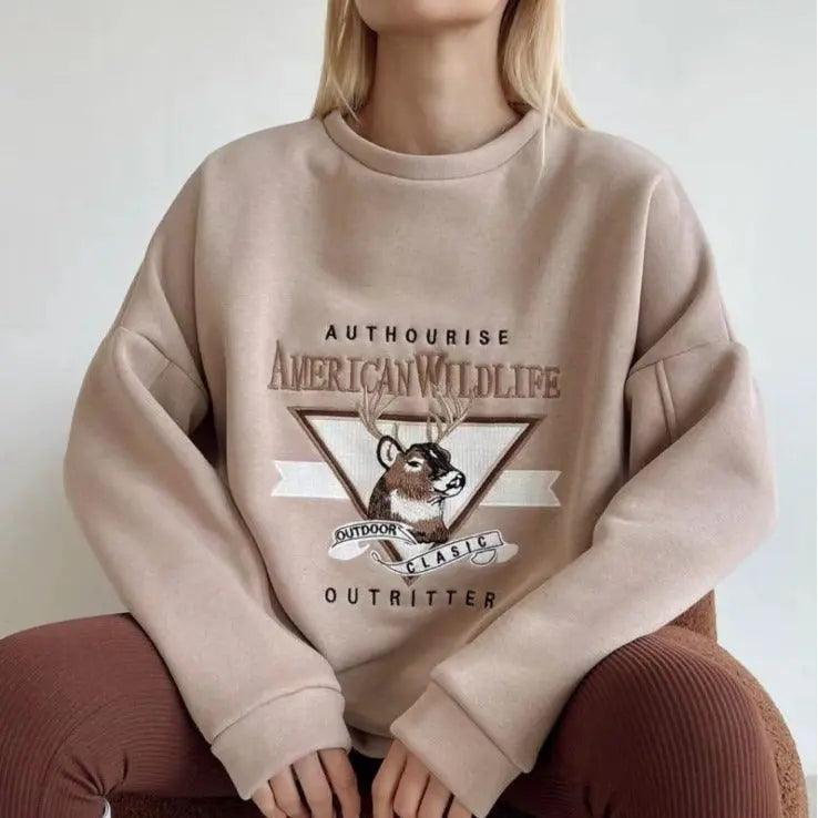 Cozy Deer Sweater - MRC STORE