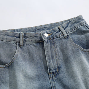 Men’s Denim Shorts - Multi-Pocket Ripped My Store