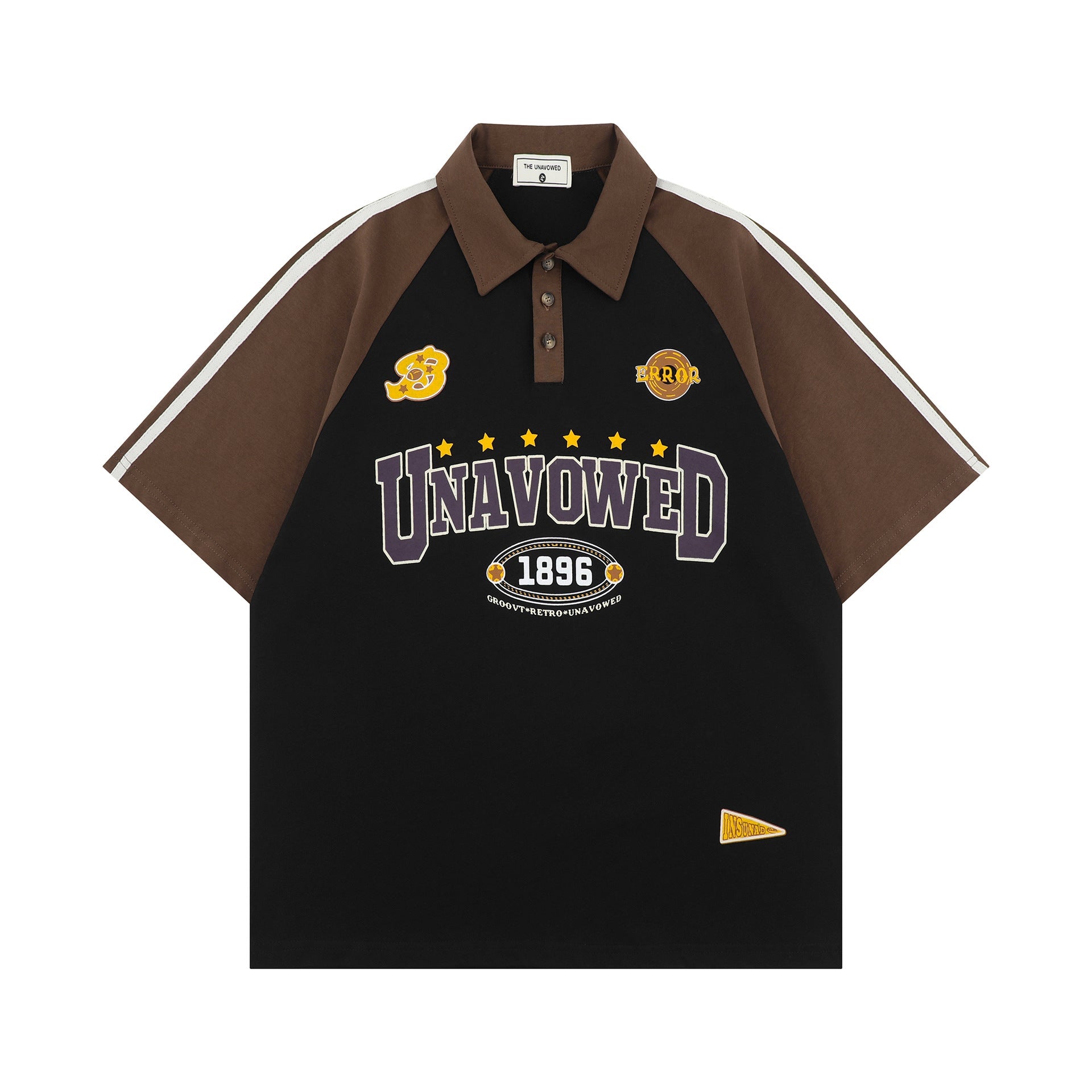 Unisex Retro T-Shirt - Raglan Sleeve College Top My Store 31.16