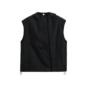 Unisex Hooded Vest - Zipper Japanese Street Coat My Store  33.16