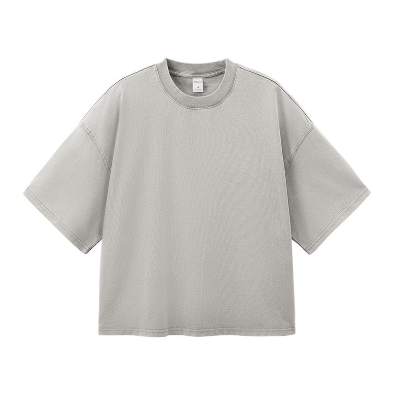 Men's Cotton Washed-out Vintage Trendy Brand T-shirt My Store 31.80