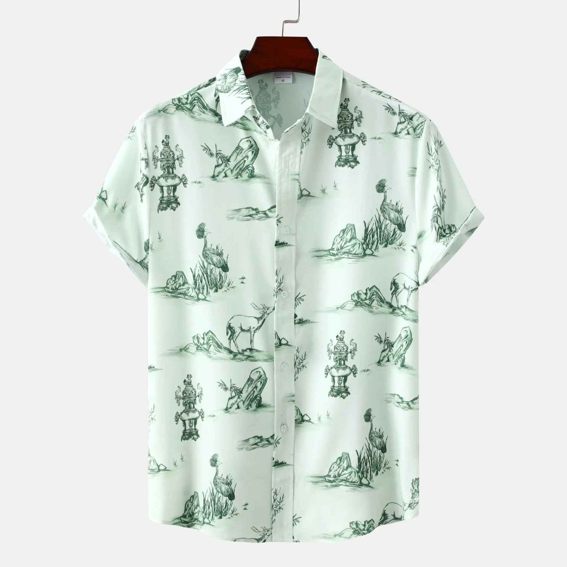 Hawaiian Floral Shirt - MRC STORE