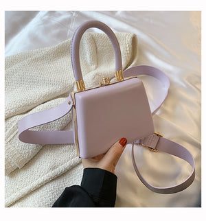 Contrast Color Artistic Ethnic Style Portable Clip Bag - Vibrant and Functional My Store  24.89