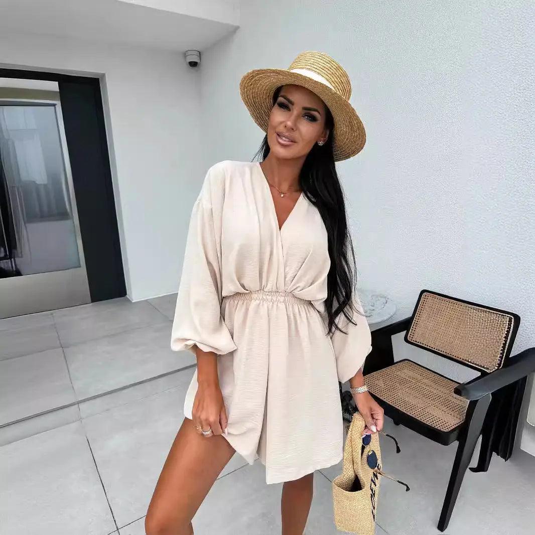 V neck Dress - MRC STORE