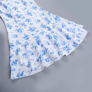 Fashionable Elegant Slim-fit Printed Tube Top A-Line Dress - High Waist My Store