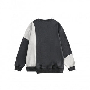 Men’s Patchwork Sweater - Loose Round Neck My Store