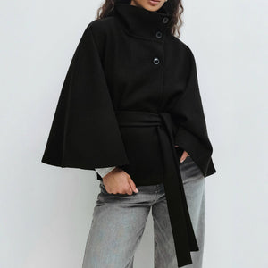 Solid Color Stand-Collar Trench Coat MRC STORE 110.00