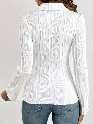 Women’s Long Sleeve Top - Slimming White My Store