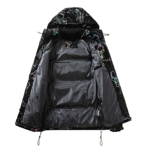 Winter Glossy Hooded Cotton Coat - MRC STORE