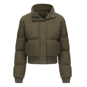 Short High-Collar Warm Coat - MRC STORE