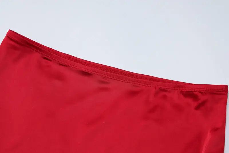 Navel Baring Two-Piece Skirt Suit - MRC STORE