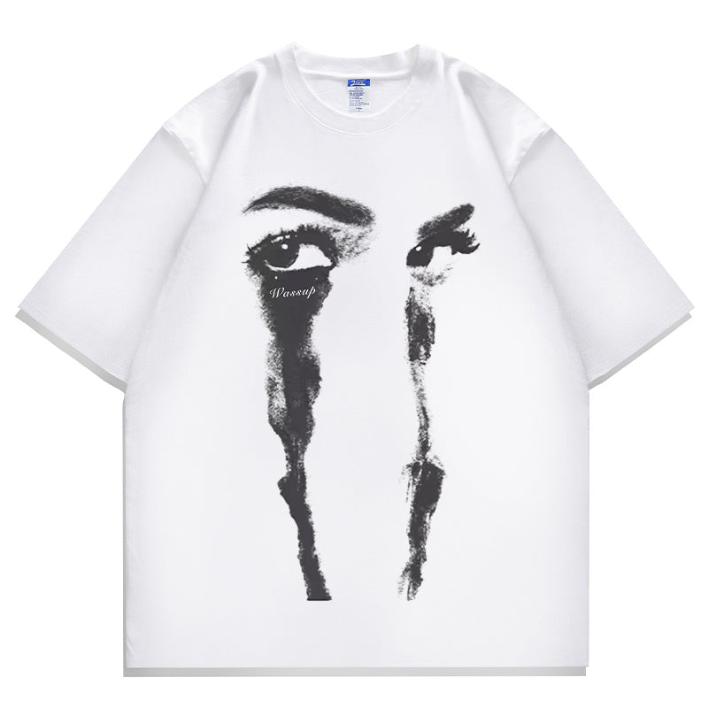 Men’s Vintage T-Shirt - Hip Hop Letter Print My Store  26.65