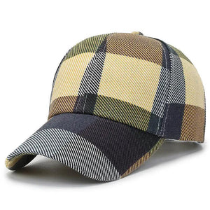 Plaid Canvas Cap - MRC STORE