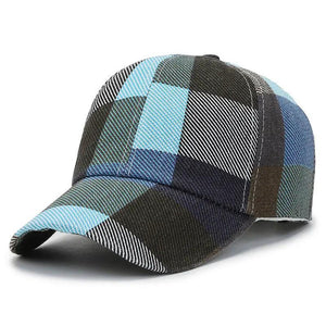 Plaid Canvas Cap - MRC STORE