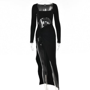 Elegant Long Sleeve Dress - MRC STORE