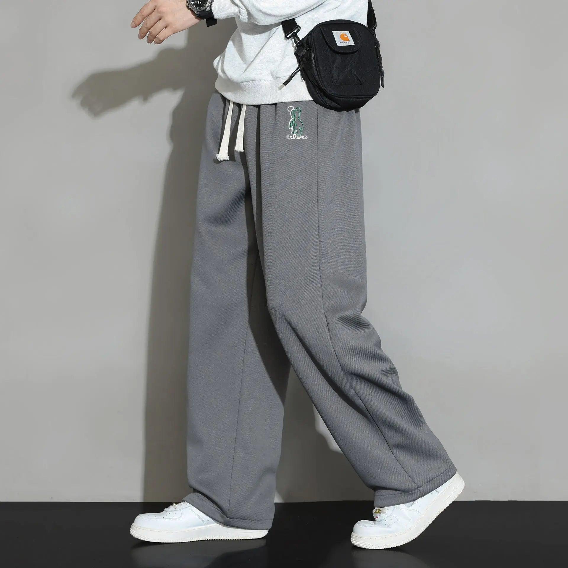Sweatpants Straight Casual Trousers - MRC STORE