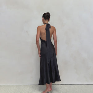 Women’s Sleeveless Dress - Backless Halter My Store