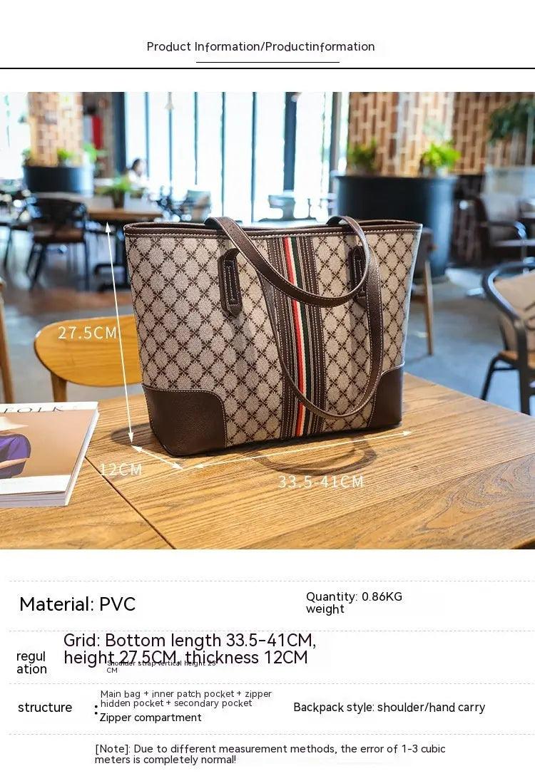 Korean Fashion Printed Tote Bag - MRC STORE