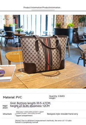 Korean Fashion Printed Tote Bag - MRC STORE