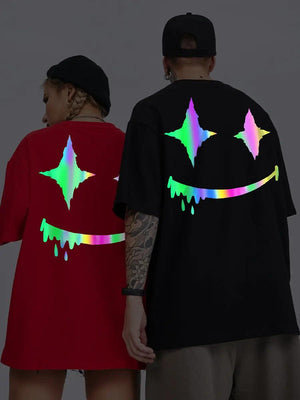 Loose Plus Size Round Neck T-Shirt - MRC STORE