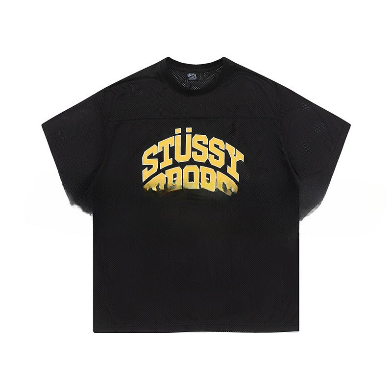 Sports Jersey - Letter Print Short Sleeve Top My Store 35.66