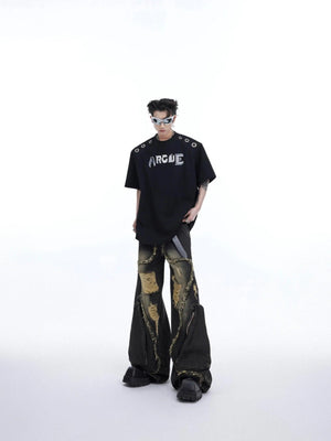 Metal Ring Design T-Shirt - MRC STORE