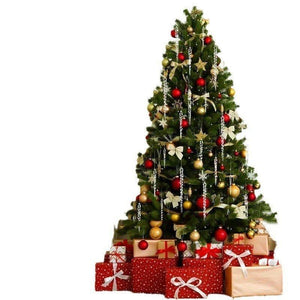 Acrylic Christmas Tree Crystal Decorations – Set of 30 Festive Pieces - MRC STORE