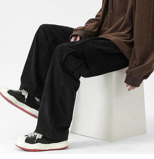 Loose Corduroy Cargo Pants - MRC STORE
