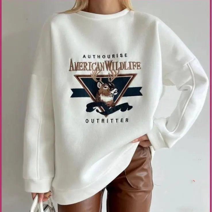 Cozy Deer Sweater - MRC STORE