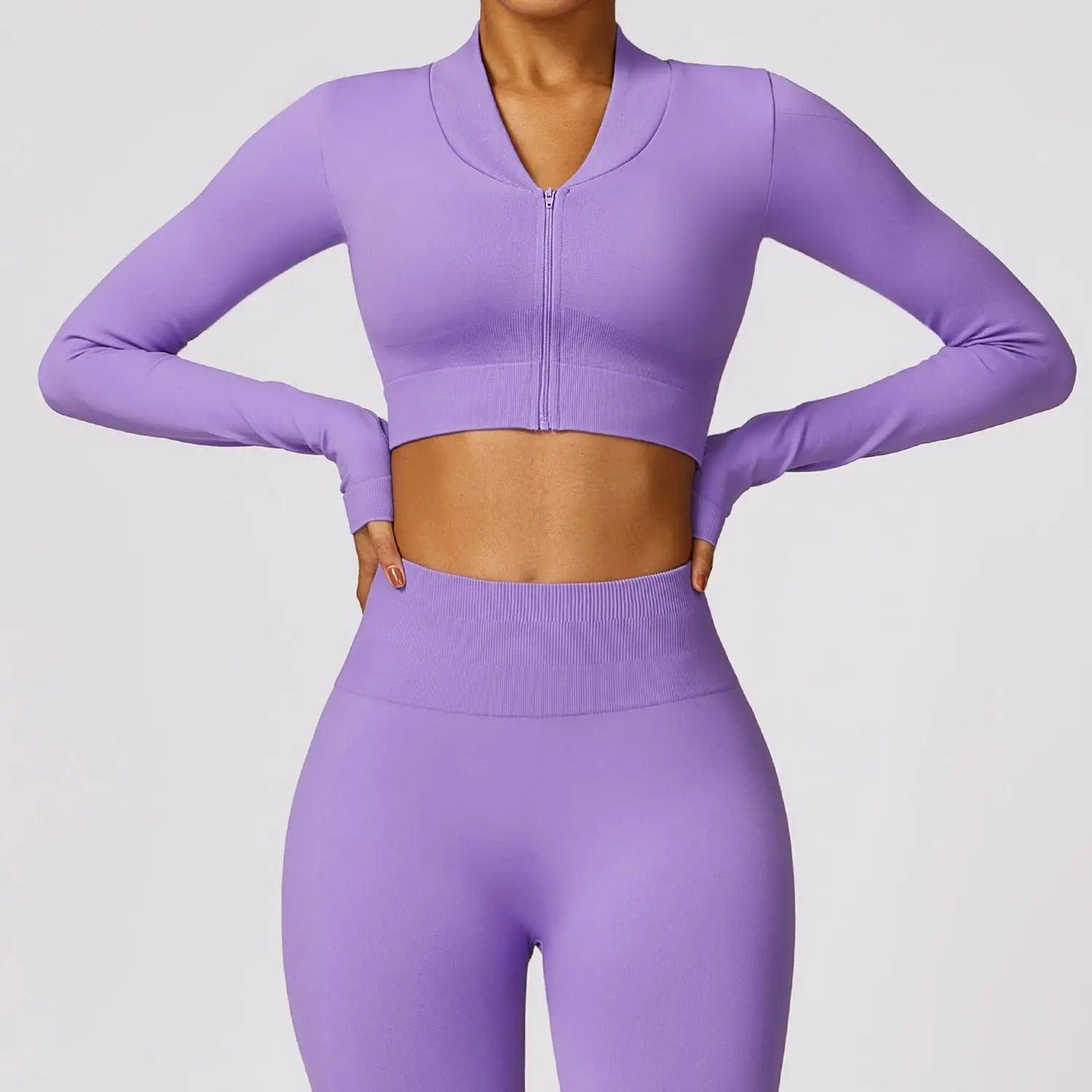 Seamless Nylon Cardigan - MRC STORE