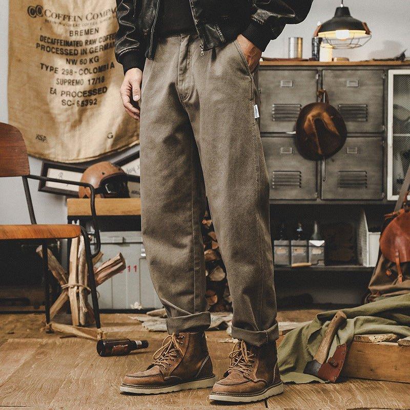 All Match Loose Straight Casual Trousers – Versatile Comfort - MRC STORE