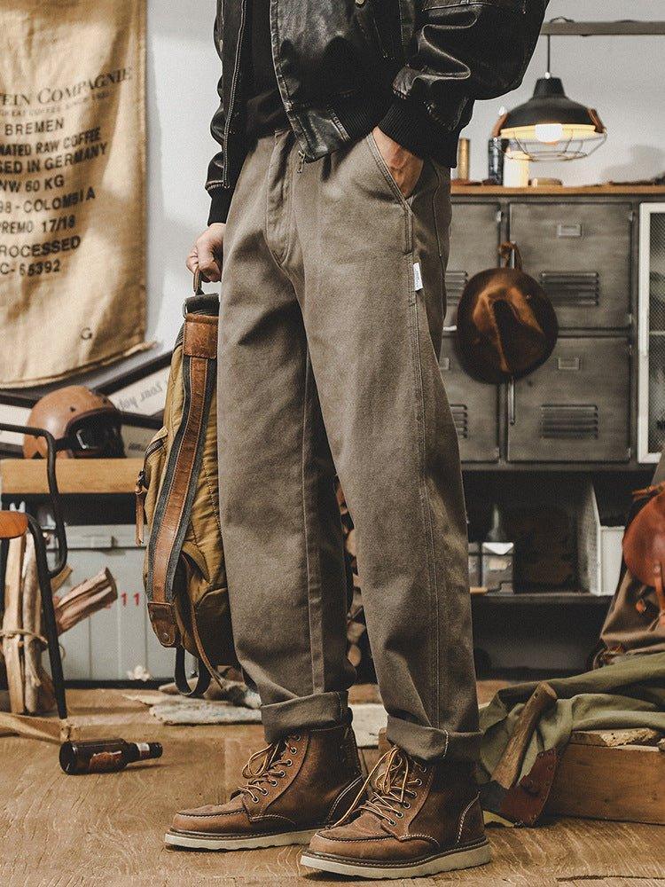 All Match Loose Straight Casual Trousers – Versatile Comfort - MRC STORE