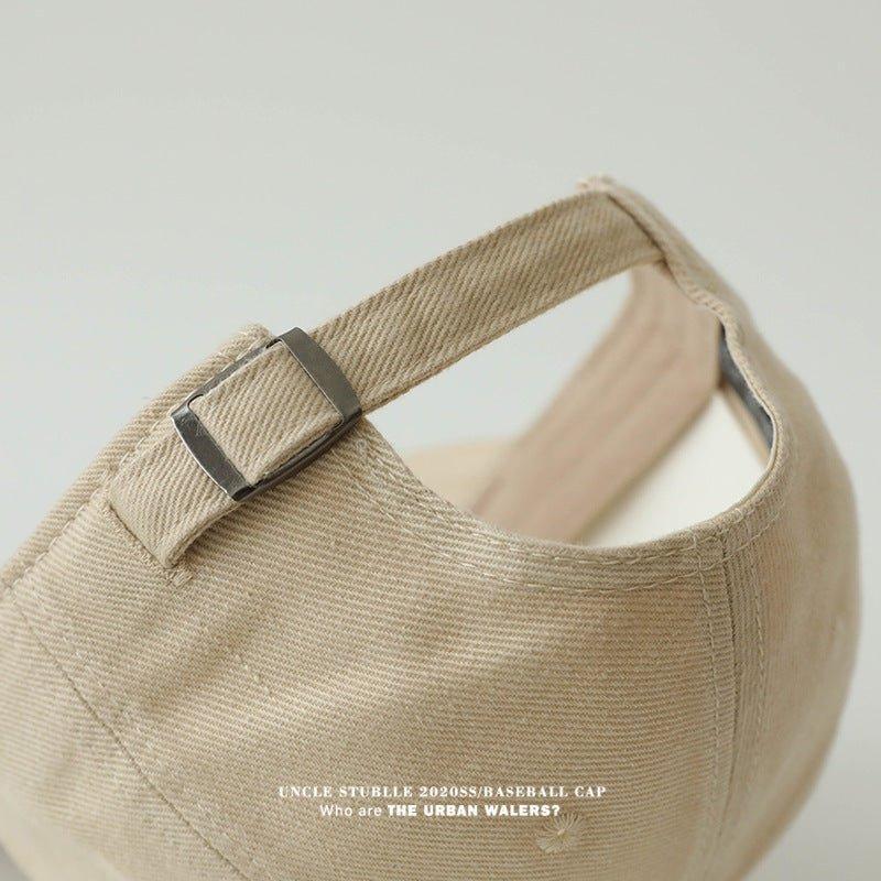 All Match Wide Brim Cotton Cap – Adjustable, Stylish, and Sun-Protective - MRC STORE