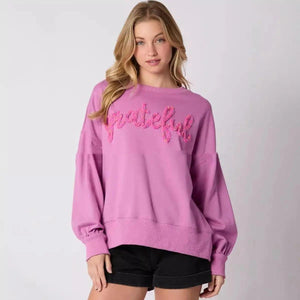 Alphabet Embroidery Sweater - MRC STORE